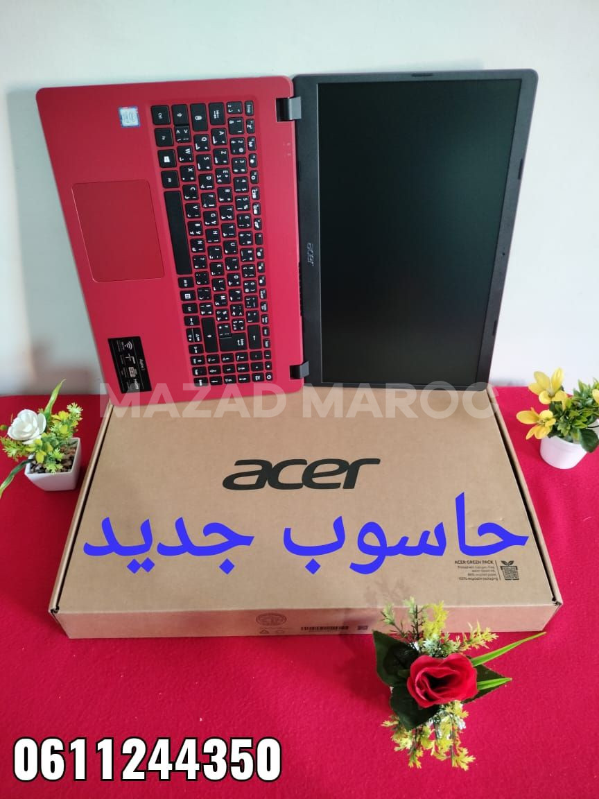 Acer  حاسوب جديد Core i3 Génération 7 eme    RAM 4 GB 1000G HDD