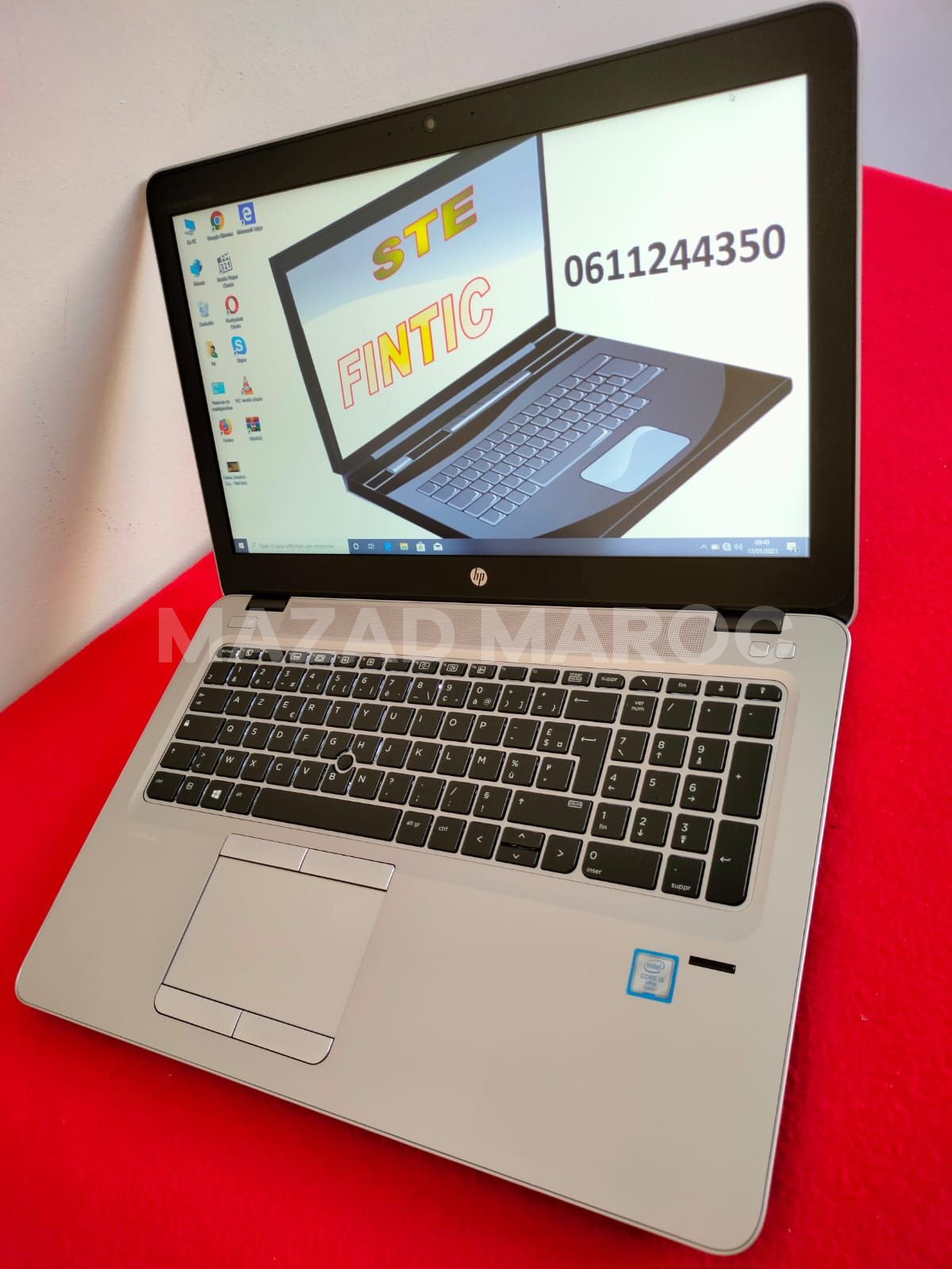 HP Slim ElitBook 850 G3   Intel Core i5-2.50GHz 6300U