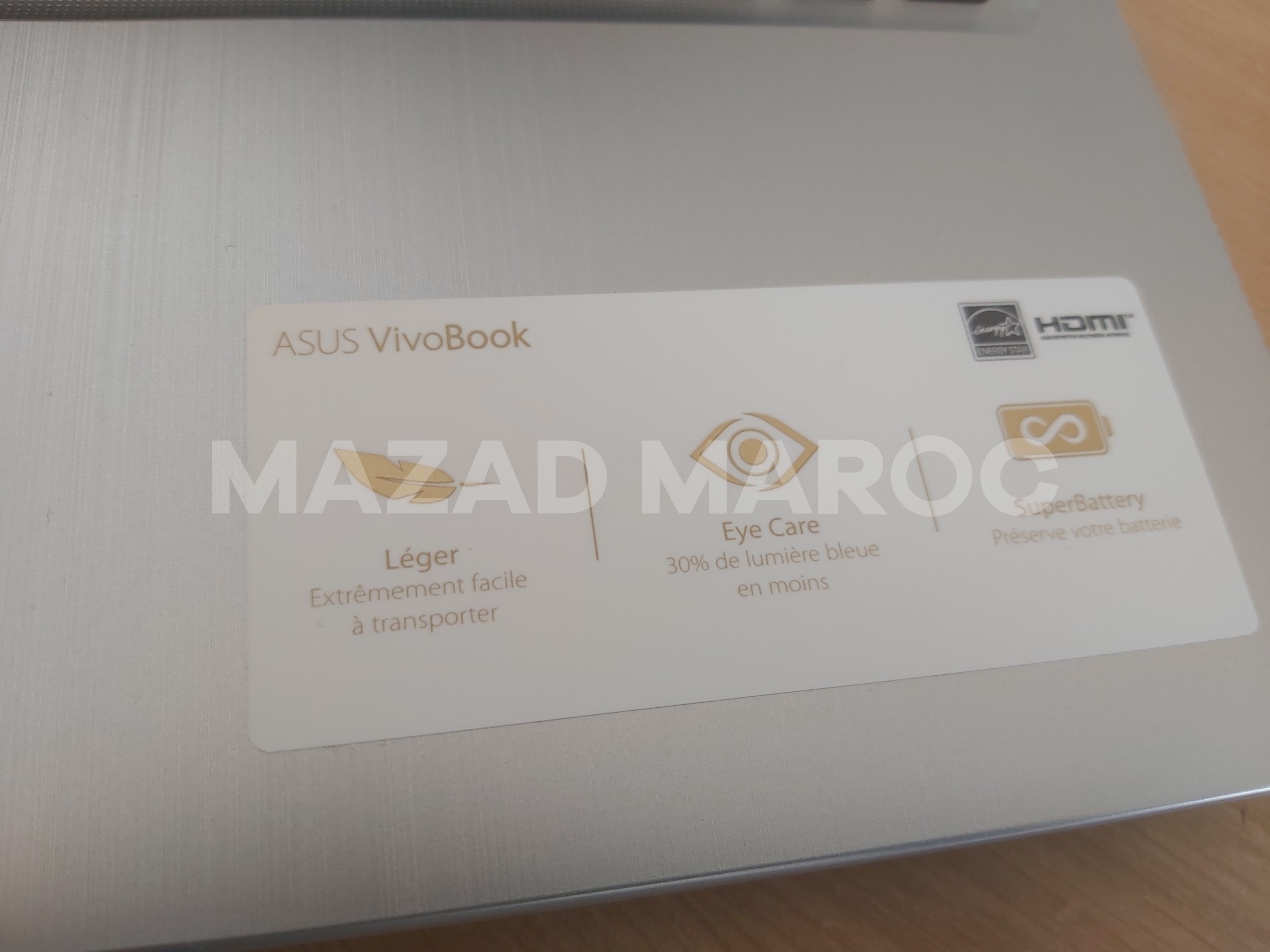Asus vivobook AMD A6 9ème génération