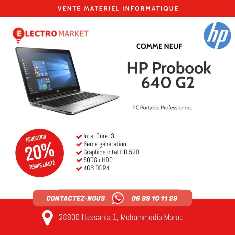 promotion HP Probook 640 G2