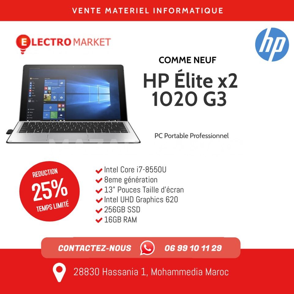 HP Élite x2 1020 G3 Tablette