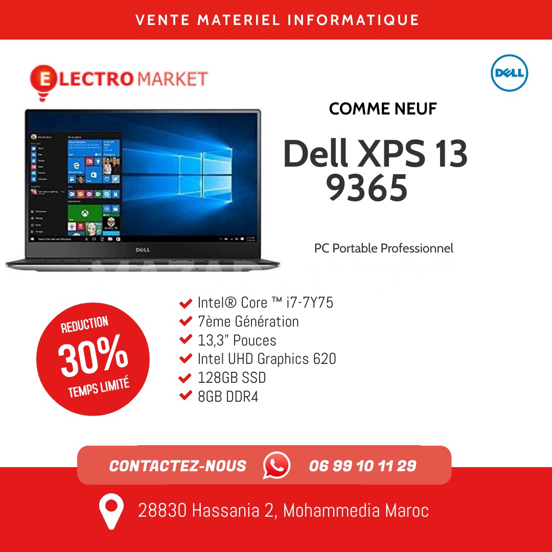 vente Dell XPS 13 9365