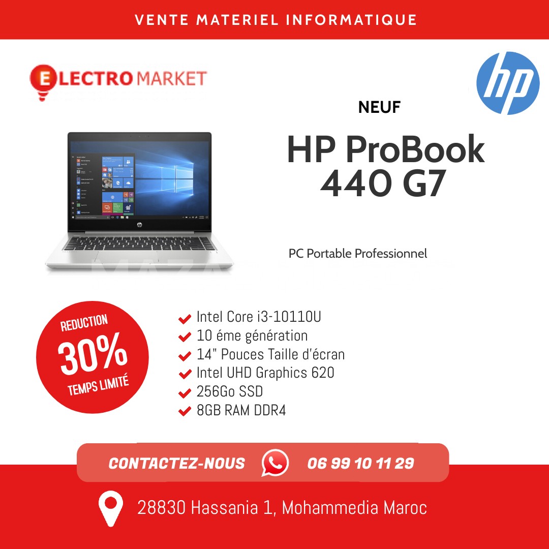 HP ProBook 440 G7 I3