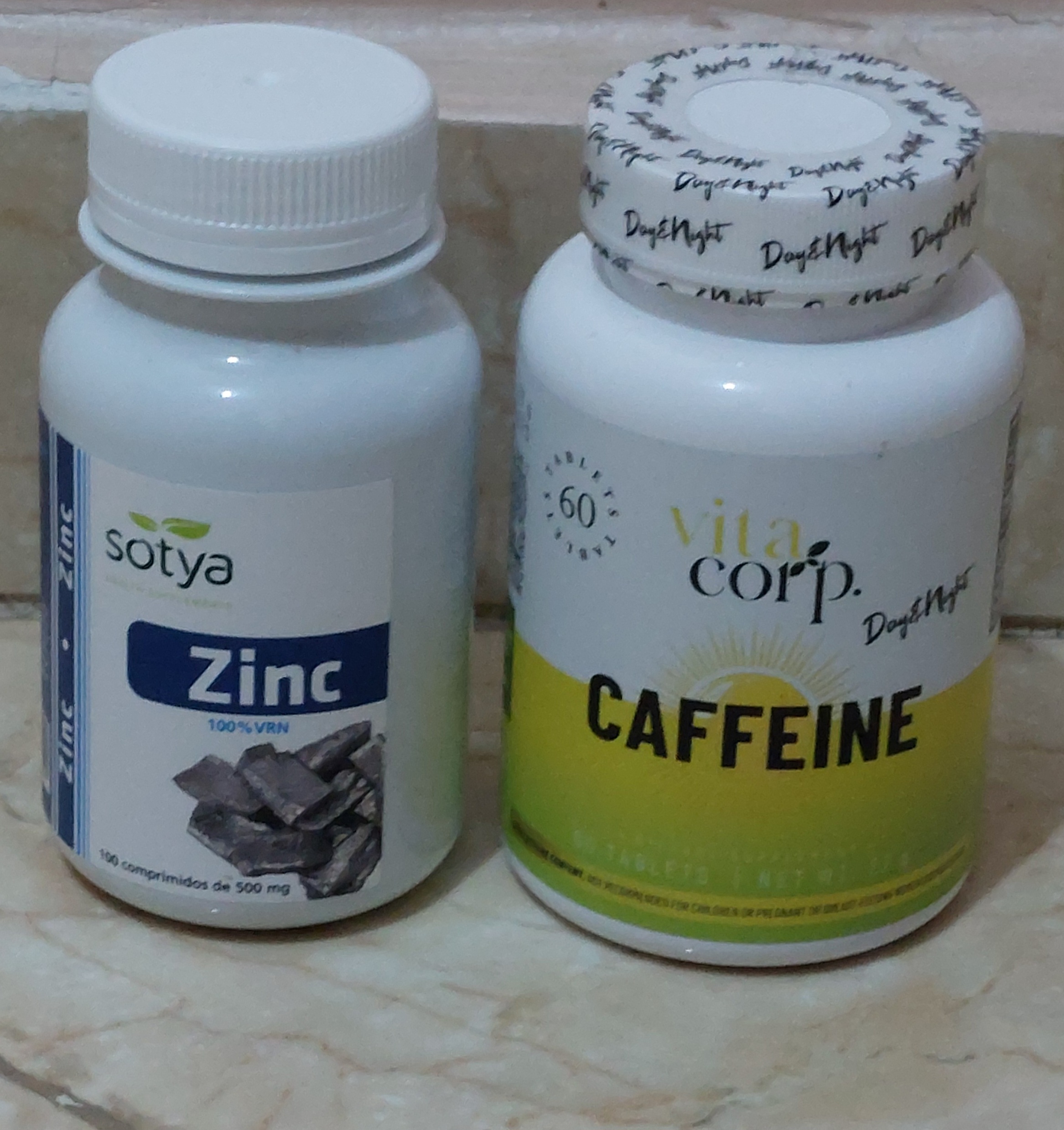 zinc et caffine